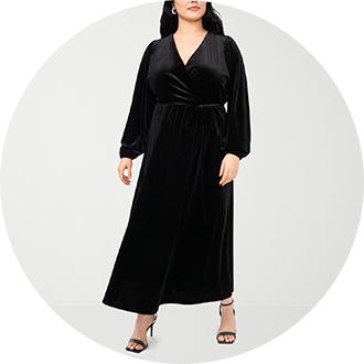 Jcpenney plus size navy blue dress best sale