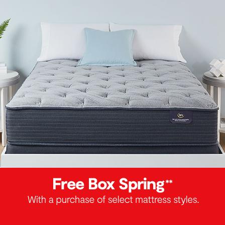 Free Box Spring** With a purchase of select mattress styles.