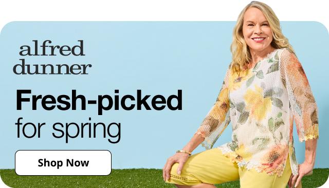Women's Petite Alfred Dunner® Summer In The City Striped Flower