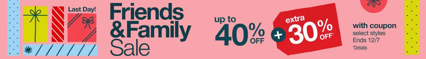 Friends and Family Sale