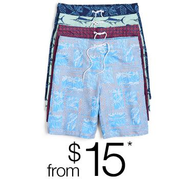 from $15*
