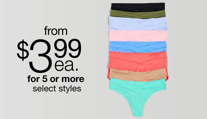 from $3.99 ea. for 5 or more