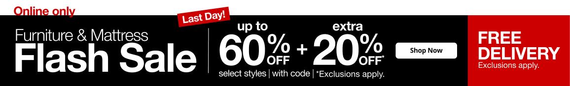 Furniture and Mattress Flash Sale