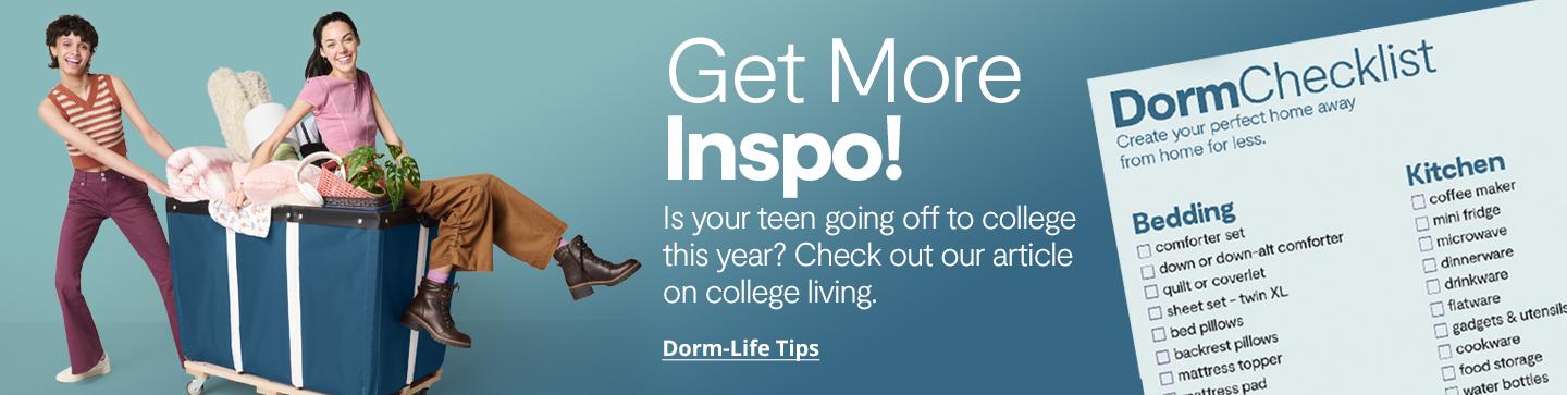 DORM LIFE TIPS