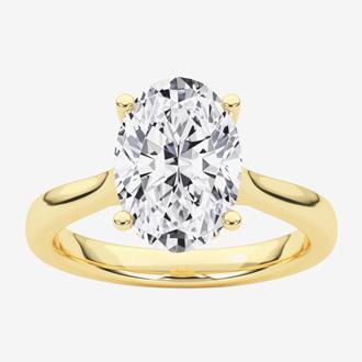 GG 2 1-4 CTTW LGWD Oval Solitaire Ring