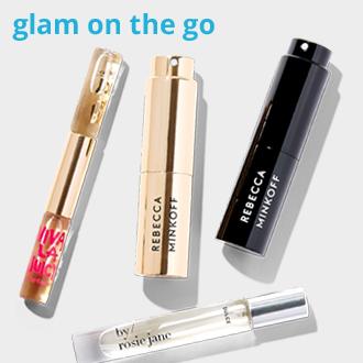 Glam on the go Travel size minis