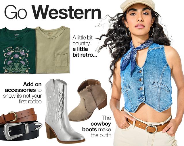 Women s Western Clothing Accessories JCPenney