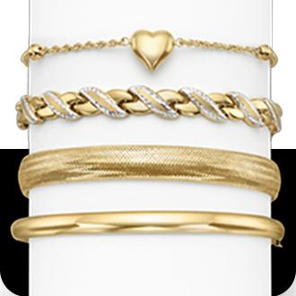Gold Jewelry Gold Earrings Rings Chains JCPenney