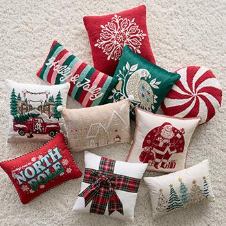 Holiday Pillows and Throws