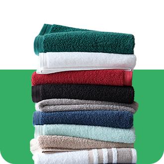 Home Expressions solid strip bath towels