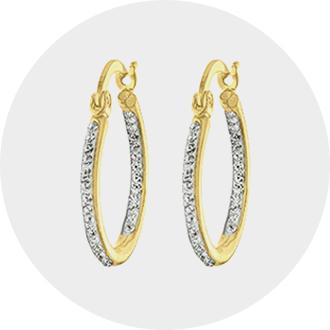 JCPenney FINE JEWELRY 1/4 CT. T.W. White & Color-Enhanced Champagne Diamond  Double-Drop Earrings - ShopStyle Clothes and Shoes