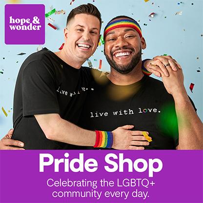 Hope & Wonder Pride shop celebrating the LGBTQ+ community every day