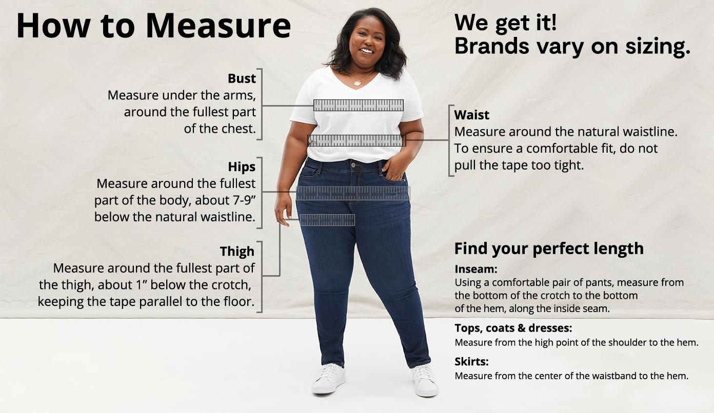 Women’s Plus Size Fit Guide | JCPenney