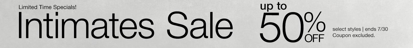 Intimates Sale