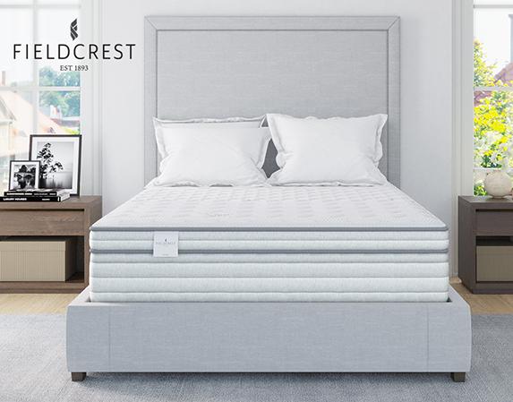 Introducing  Fieldcrest mattresses Getting a great night’s sleep  starts with the right mattress. shop now