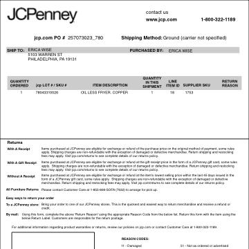 Jcpenney Returns Policy