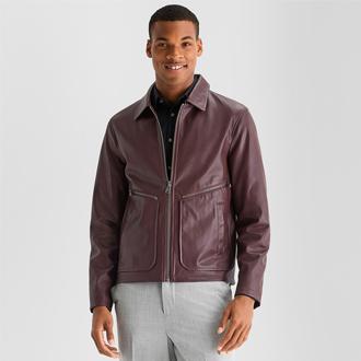 J. Ferrar Mens Midweight Motorcycle Jacket