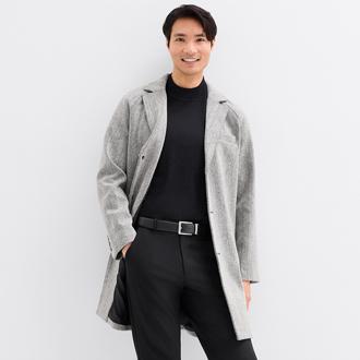J. Ferrar Mens Midweight Topcoat