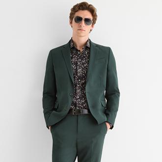 J. Ferrar Mens Slim Fit Suit Jacket