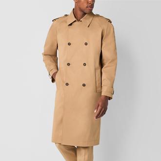 J. Ferrar Mens Trench Coat