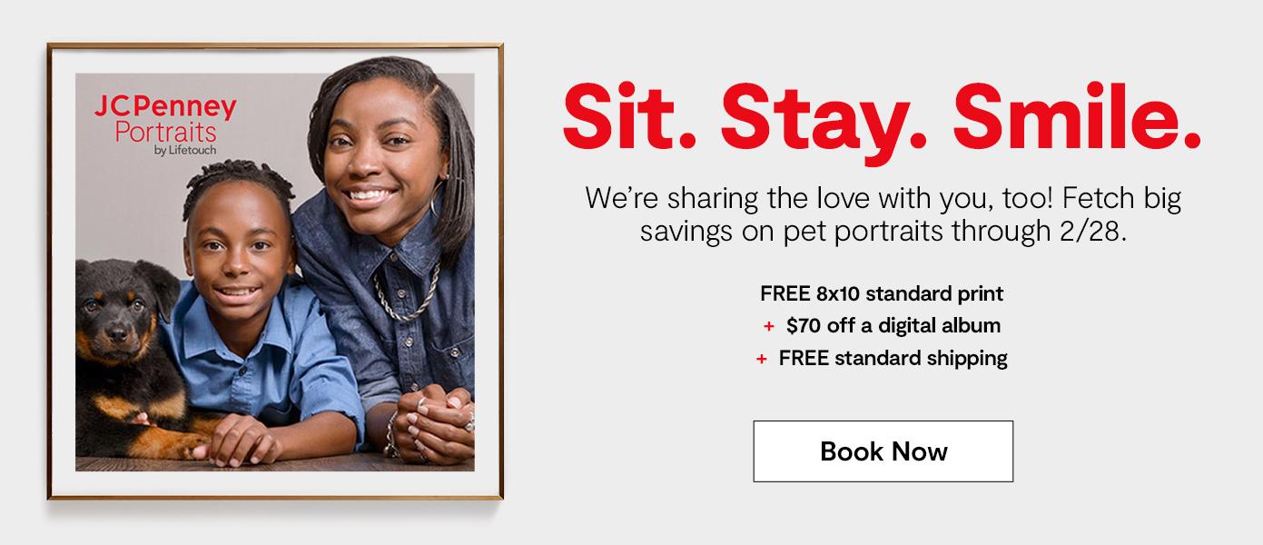 JCPenney Portraits Pet Promo