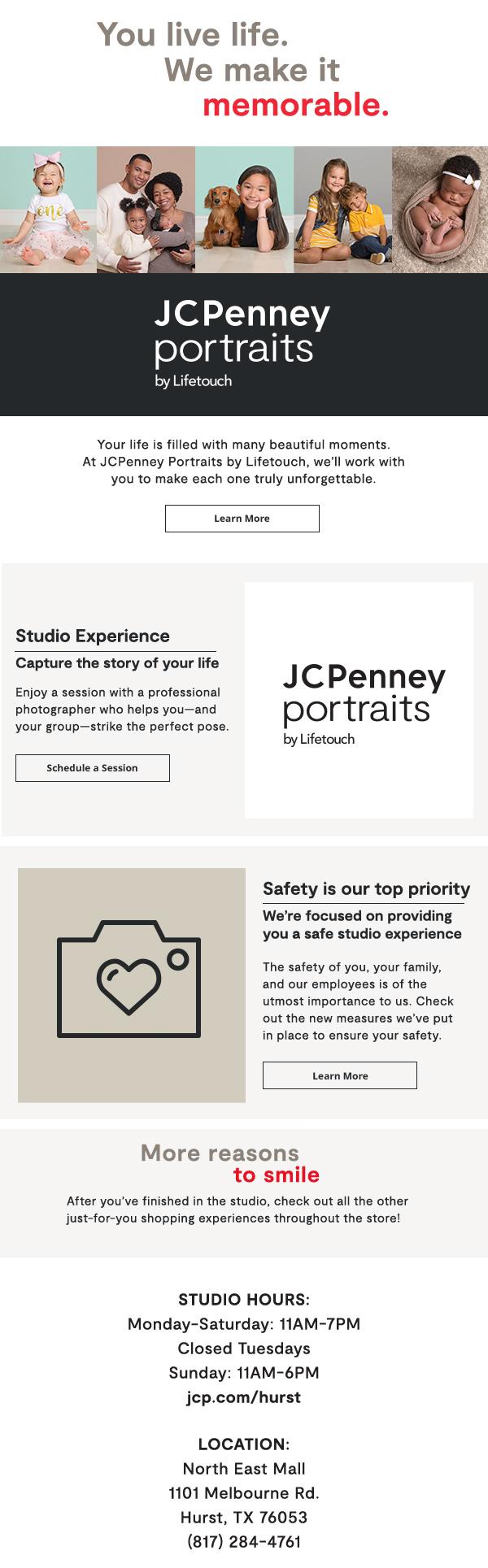 Photography Shoot Packages - JCPenney Portraits