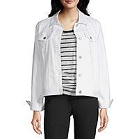 Jcpenney white hotsell denim jacket