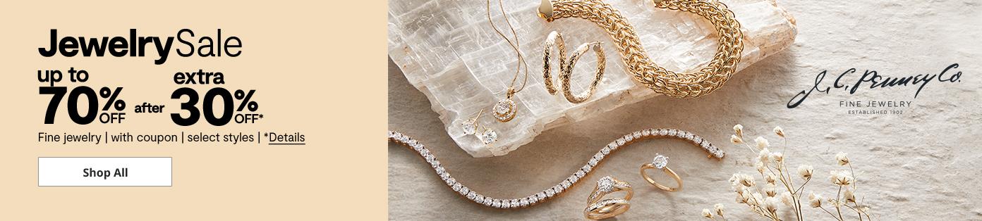 Jewelry Sale up to 70% off after extra 30% off fine jewelry with coupon select styles details shop all