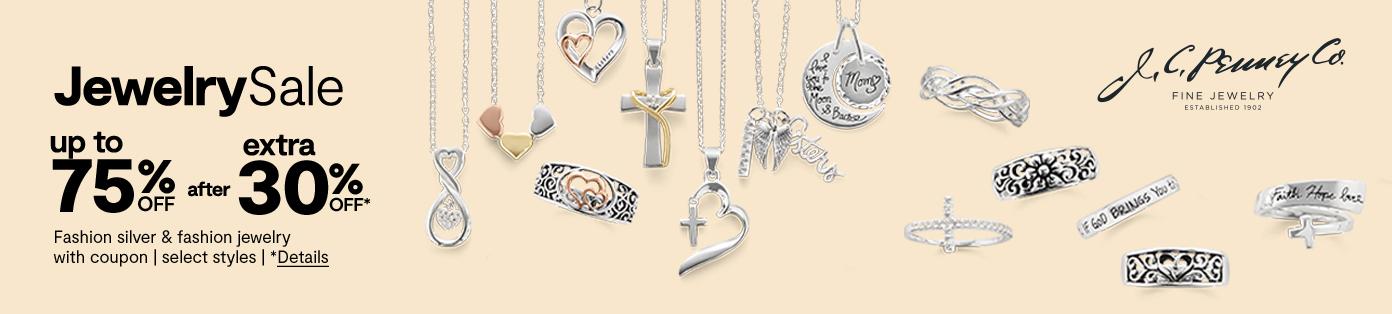 Jewelry Sale up to 75% off after extra 30% off fashion silver & fashion jewelry with coupon select styles details