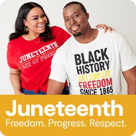 Juneteenth Freedom. Progress. Respect.