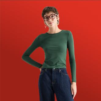 Juniors Long Sleeve Tops