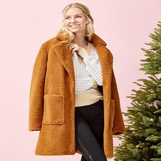 Jcpenney teddy coat hotsell