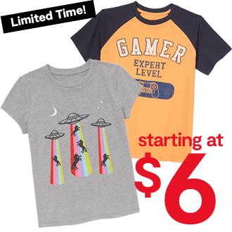Kids' tees