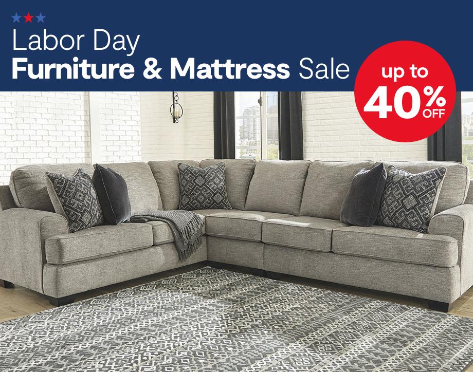 Labor Day Furniture & Mattress Sale up to 40% off