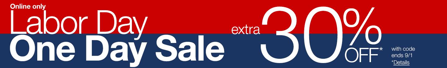 Labor Day One Day Sale