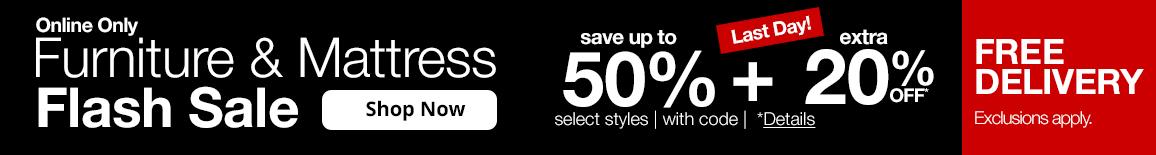 Last Day! Furniture and Mattress Flash Sale