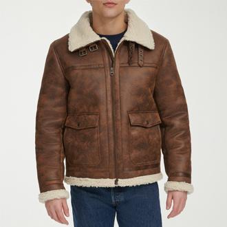 Levi's Mens Faux Shearling Midweight Jacket