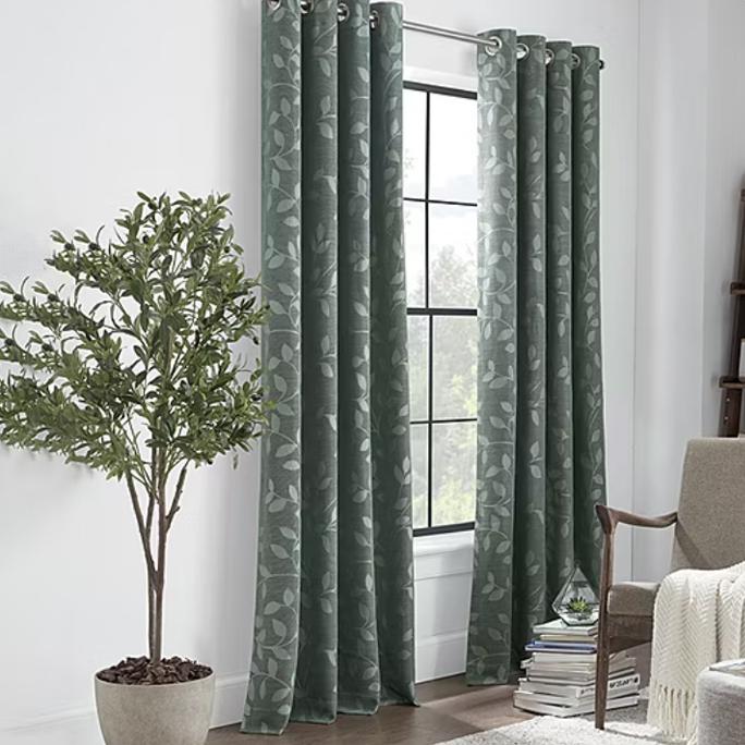 Linden Street Gwen Leaf Curtain Panels
