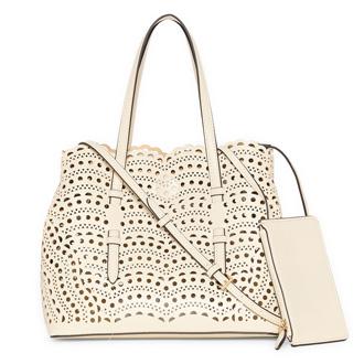 Liz Claiborne Antonia Laser Cut Satchel