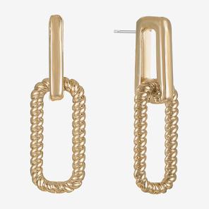 liz claiborne rope twist earrings