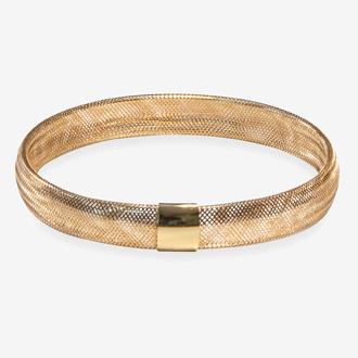 Made in Italy 10K Gold Stretch Bracelet