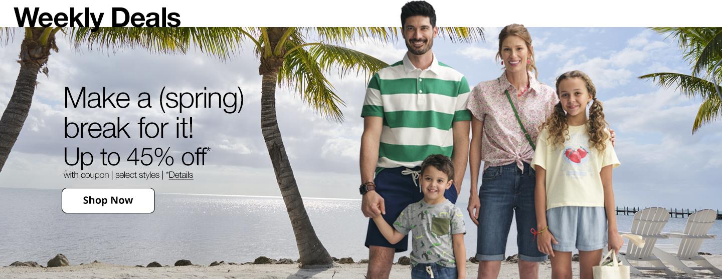 Make a (spring) break for it!