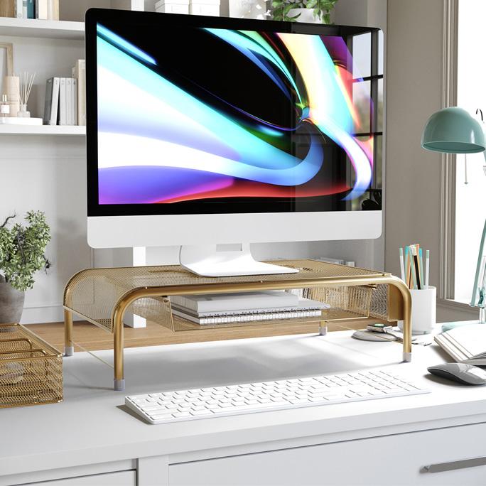 Martha Stewart Mesh Monitor Riser