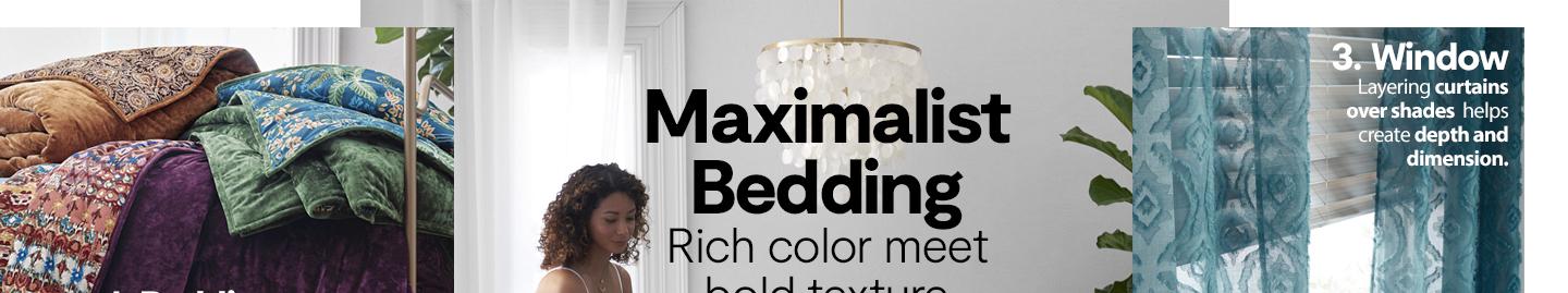 Maximalist Bedding