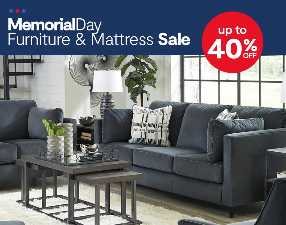 Memorial Day Furniture & Mattress Sale up to 40% off