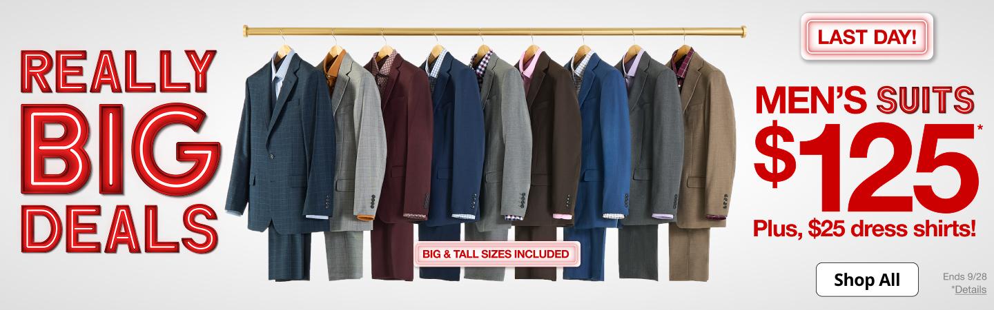 men suits really big deal