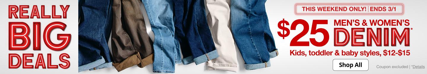 Mens and Womens Denim