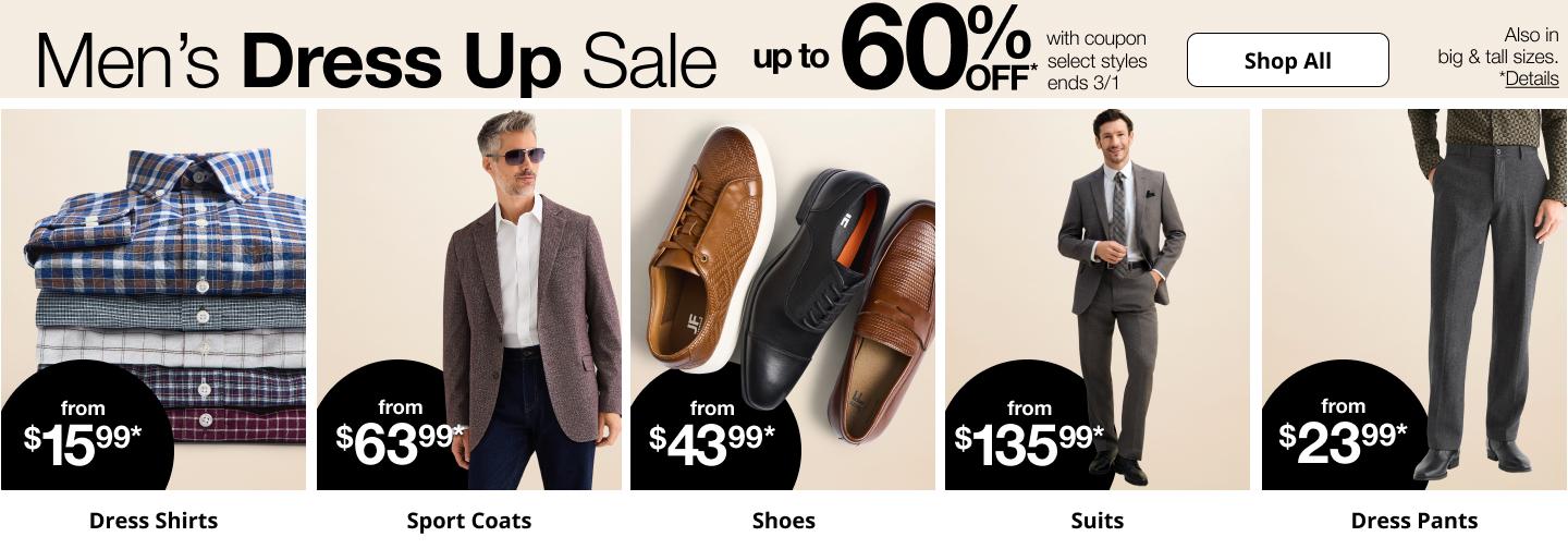 Men's Dress Up Sale