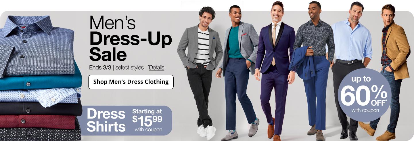 Men's Dress-Up Sale