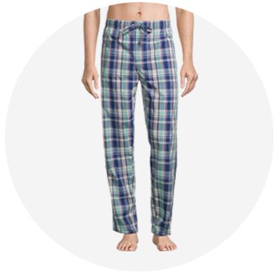 IZOD Men's Lite Touch Fleece Sleep and Lounge Pajama Pant Fast